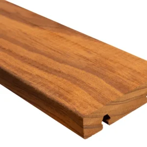 Kebony Clear prostokątna zaokrąglona deska elewacyjna Click-in 22 x 96mm #2811